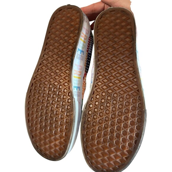 Vans Classic Slip On Pride Rainbow Skate Unisex Casual Sneaker Shoes  M8 - W 9.5 - Picture 11 of 12